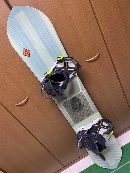 K2 happy hour 151cm ビィンディングサロモン スノーボード パウダー中古美品