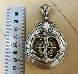 [ genuine article ] Old AVALANCHE Avalanche silver 925 BIG SIZE pendant head pendant top HIPHOP with translation 