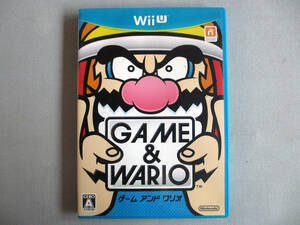 ★☆s 任天堂 Nintendo WiiU GAME & WARIO ゲーム アンド ワリオ 16種類のゲーム さわって、まわして GamePad ソフト 美品 Wii U ☆★