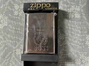 未使用品！ZIPPO ジッポーライター SUNTORY BOSS サントリーボス コーヒー ジッポ▼喫煙具オイルライター懸賞品