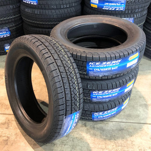 保管袋付 (BA001.7.1) 送料無料 4本セット 175/65R15 84T PIRELLI ICE ZERO ASIMMETRICO 2022年製造 屋内保管 スタッドレス 175/65/15