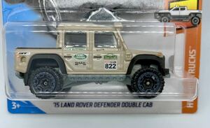 329// ‘15 LAND ROVER DEFENDER DOUBLE CAB ランドローバー ディフェンダー　ホットウィール Hot Wheels
