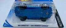 319// Hot Wheels ホットウィール ガスモンキー ガレージ '68 CORVETTE GAS MONKEY GARAGE ブルーメタリックフレイム柄_画像6