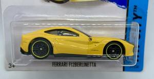 343// HOTWHEELSホットウィール HW CITY FERRARI F12 BERLINETTA フェラーリベルリネッタ　イエロー