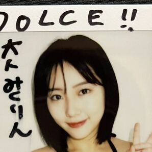 元HKT48 田中美久 チェキ 当選品 黒水着の画像3