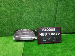エブリィ HBD-DA17V スピードメーター AT　4WD　34100-64P70 自社品番240008