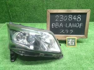 ステラ DBA-LA110F 右ヘッドランプ　右ヘッドライト　運転席側 81145B2010 自社品番230848