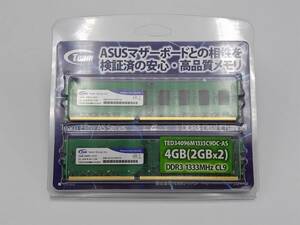 TEAM TED34096M1333C9DC-AS DDR3 1333MHz 4GB(2GB×2)【5413】