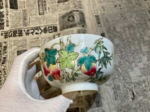 清朝期 呉須　染付 色絵　茶碗 鉢 時代物　中国美術　骨董品 唐物 