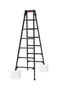  Hasegawa industry ( Hasegawa ) RYZB-21 legs part flexible type ladder combined use stepladder ( one touch bar attaching ) BLACK LABEL / 7 step 7 shaku legs part flexible stepladder 