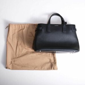 お買い得！美品◆BURBERRY◆バーバリー◆レディース　ハンドバッグ　ショルダーストラップ付　4077518 ブラック br07016889