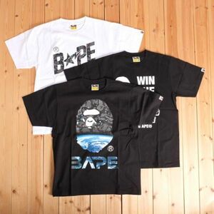 お買い得！◆A BATHING APE◆アベイシングエイプ◆メンズ　 Tシャツ　おまとめ３点セット　[M] マルチカラー br07016798