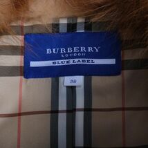 ◆BURBERRY BLUE LABEL◆バーバリーブルーレーベル◆レディース　女性用　ファー(フォックス)付　羊革　ジャケット　[38] br07016987_画像8