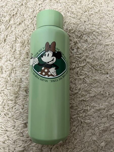 スターバックス　ディズニー　ミニー　スクリューリッドステンレスボトル　ライトグリーン　473ml Disney