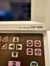 塩分分析計　東亜DKK　展示品　手渡しOK　ヤマト宅急便　SAT-500　SALT ANALYZER_画像3