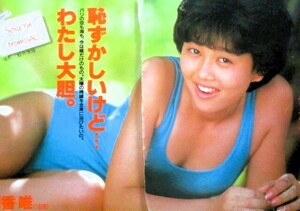 ♪浅香唯切り抜き48枚+カレンダー冊子他！中村由真大西結花八木さおり吉田真里子南野陽子伊藤智恵理長山洋子仁藤優子統乃さゆみ芳本美代子