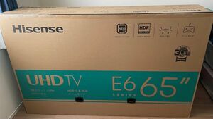 65E6G Hisense 液晶テレビ ハイセンス　65型　65v 新品　未使用