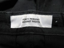 FPAR FORTY PERCENT AGAINST RIGHTS フォーティーパーセントアゲインストライツ バックジップデザイン パンツ_画像7