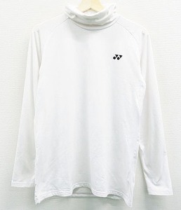 ヨネックス YONEX 長袖タートルネックTシャツ カットソー ホワイト系 ゴルフウェア 