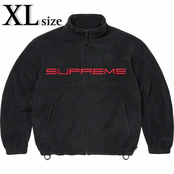 【新品】Supreme Polartec Zip Jacket Black