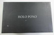 15 02666 ☆ HOLO PONO ローファー レースアップシューズ フラット レディース L ブラック(エナメル) FX3000【USED品】_画像9