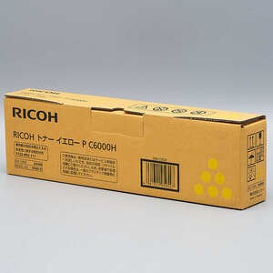 送料無料!! RICOH トナー イエロー P C6000H 600686 純正 RICOH IP C6020 RICOH P C6000L/C6010 用 印字枚数 7,000枚