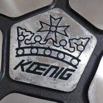 ケーニッヒ KOENIG 17インチ ホイールキャップ センターキャップ ハブキャップ 4枚_画像2