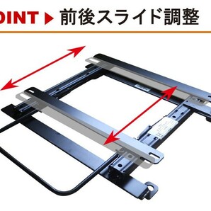 [レカロLS/LX系]M300S/M301S/M310S/M312S ブーン(ローポジション)用シートレール[カワイ製作所製]の画像2