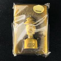 【未使用】 Coleman コールマン zippo ジッポ 200A HALL of FAME オイルライター ゴールド_画像3