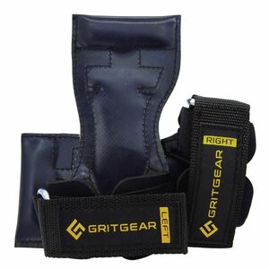 【新品未開封】GRITGEAR パワーグリップ 筋トレ 握力補助 懸垂 滑り止め ラットプルダウン デッドリフト イエロー