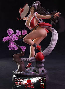 Mai Shiranui Sakura 美女◆フィギュア◆ガレージキット◆レジン キット◆樹脂 未塗装 未組立1/24スケール