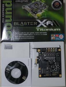 【美品】Creative サウンドカード Sound Blaster X-Fi Titanium [PCI Express]