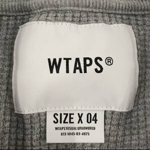 WTAPS サイズ 04 長袖 プルオーバー EX44_COLLECTION 背面ロゴ刺繍 コットン メンズ トップス グレーの画像7