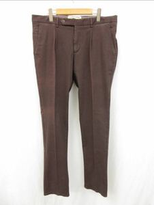 [tuenti one TWENTY ONE] chino pants slacks ( men's ) size52.... brown group Italy made 