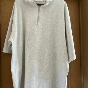 WYM HALF ZIP LOOSE FIT TEE サイズS