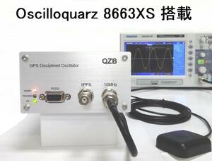 ♪ [ホールドオーバー機能搭載]二重恒温槽 Oscilloquzrtz 8663XS OCXO搭載GPSDO / マスタークロック GPS同期発振器 10MHz /7出力迄増設可能