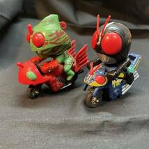 カッとびライダー ２つセット 仮面ライダー BLACK RX アマゾン（難あり） BANDAI _画像1