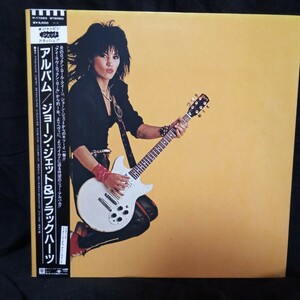 【 帯付・インサート付・見開き 】 ジョーン・ ジェット＆ ブラックハーツ Joan Jett and the Blackheats 「ALBUM・アルバム」LPレコード　