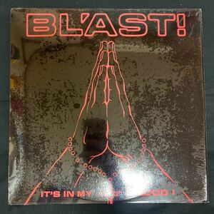 【美品】 BLAST! 「IT'S IN MY BLOOD」 SST106 1987年 レコード LP