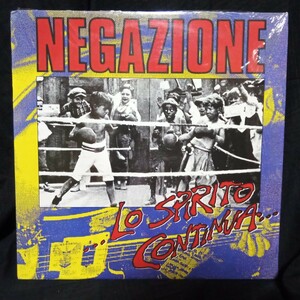 【インサート付】 NEGAZIONE 「 Lo Sprito Continua...」 LPレコード