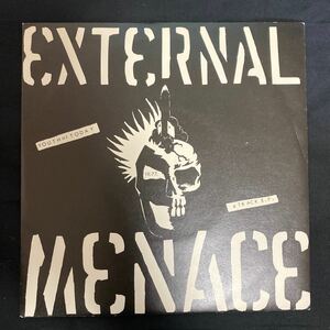 EXTERNAL MENACE 「YOUTH OF TODAY E.P.」 MENACE1 1982年 パンク EP盤 レコード