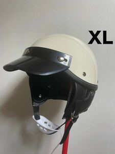 ショーティー　XL59－62 ヘルメット　ポリヘル　ポリスへルメット　ハーフ レトロ