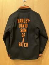 FUCT　SSDD　カーコート　ファラオジャケット　HARLEY-DAVID SON OF A BITCH　サイズ不明　中古　ファクト　ハーレー_画像1