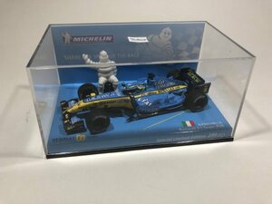 MINICHAMPS Renault 1/43 RENAULT F1 Team ルノー R26 G.FISICHELLA MICHELINフィギュア付き