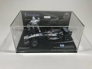 MINICHAMPS McLaren 1/43 マクラーレン MERCEDES MP4-20 K.RAIKKONEN MICHELINフィギュア付き