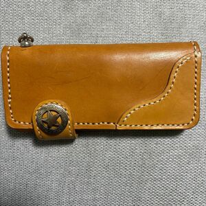 長財布　本革　ハンドメイド