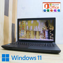 ★超美品 高性能4世代i5！320GB★Dynabook B554/M Core i5-4210M Win11 MS Office 中古品 ノートPC★P64721_画像1