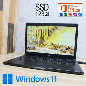 ★中古PC 高性能4世代i5！SSD128GB★LaVie LZ550S Core i5-4210U Webカメラ Win11 MS Office 中古品 ノートPC★P64604