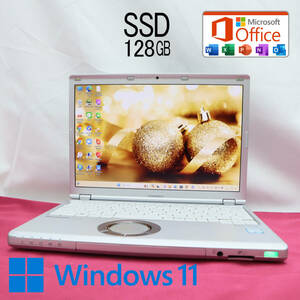 ★中古PC 高性能7世代i3！M.2 SSD128GB★CF-SZ6 Core i3-7100U Win11 MS Office 中古品 ノートPC★P63954