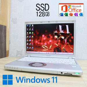 ★中古PC 高性能7世代i3！SSD128GB★CF-SZ6 Core i3-7100U Win11 MS Office 中古品 ノートPC★P63925